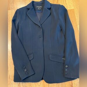 Girls Ariat Pro Series Girl's Heritage Show Coat Jacket in navy blue size 14